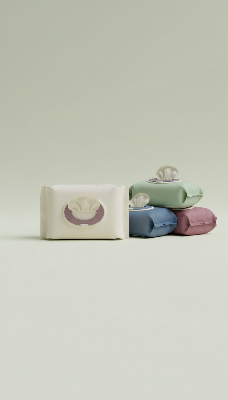 Hypoallergenic baby wipes single pack