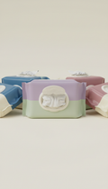 Baby wipes multi-pack with playful designs