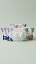 Baby wipes travel-size pouch for on-the-go
